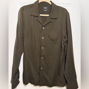 Todd Snyder Hollywood shirt Olive Button-Up Shirt
